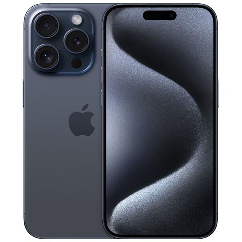 Image of Apple iphone 15 pro 128gb blu titanium garanzia europa