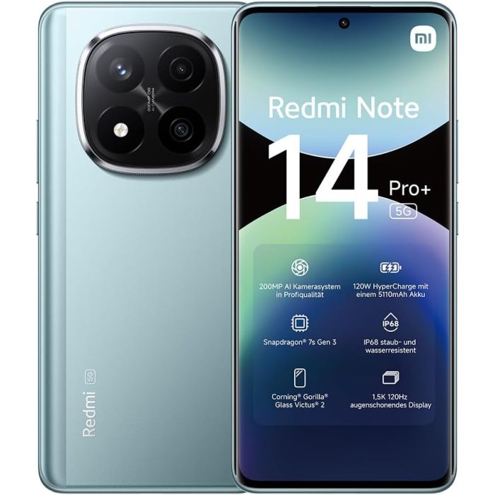 Image of Xiaomi rossomi note 14 pro plus 5g 8gb ram 256gb dual sim blu global version brand