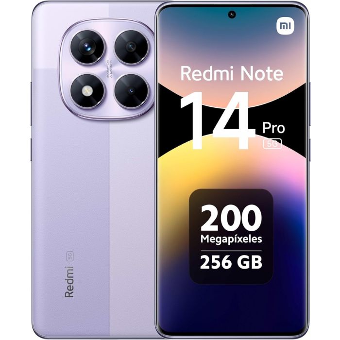 Image of Xiaomi rossomi note 14 pro 5g 8gb ram 256gb dual sim purple global version brand